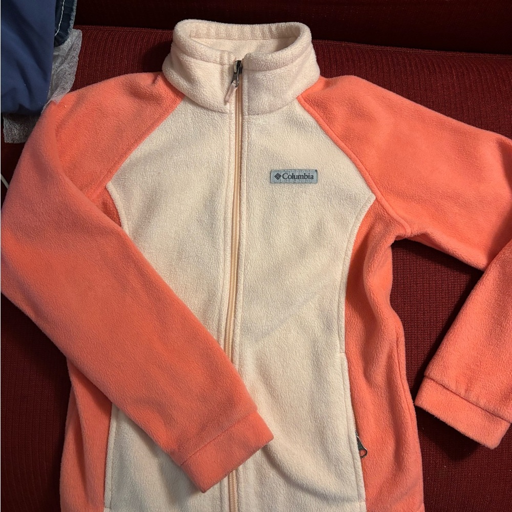 Columbia Kids' Peach and Cream Fleece Hoodie
